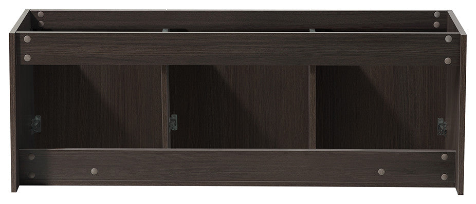 Fresca Vista 60" Gray Oak Wall Hung Single Sink Cabinet