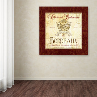 Fiona Stokes-Gilbert 'Bordeaux' Canvas Art, 35 x 35