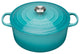 Le Creuset Signature Cast Iron Round Casserole, 20 cm, Teal