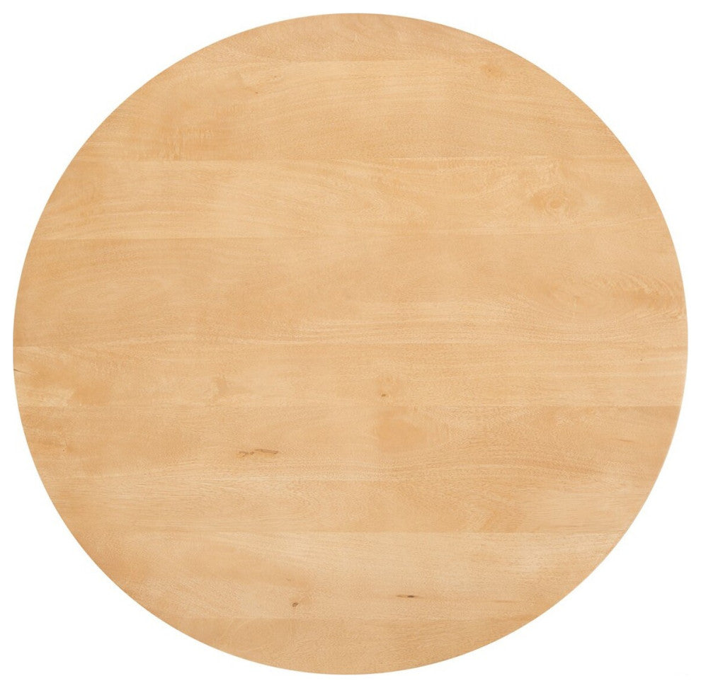 Safavieh Couture Calhoun Round Wood Coffee Table, Natural