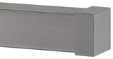 Nexgen Non-Telescoping Aluminum Traverse Rod With Endcap, Silver, 60