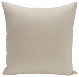 Solid Decorative Pillow, Latte, 26"x26"