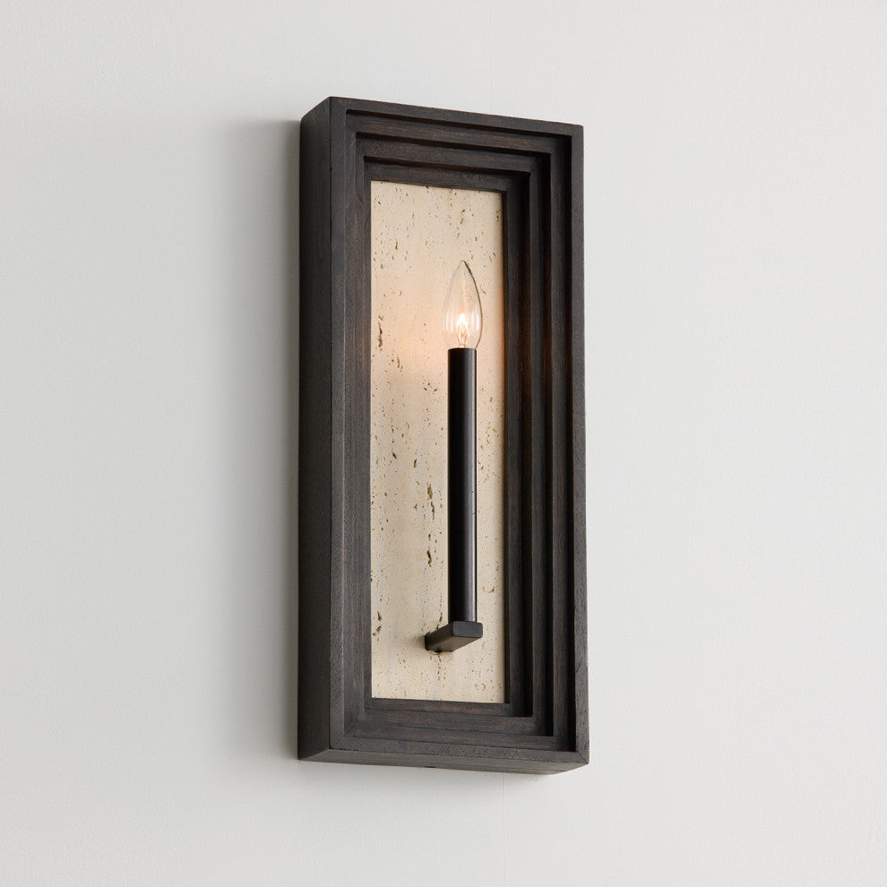 Capital Lighting 654011 Dunn 20" Tall Wall Sconce - Espresso Stain / Black
