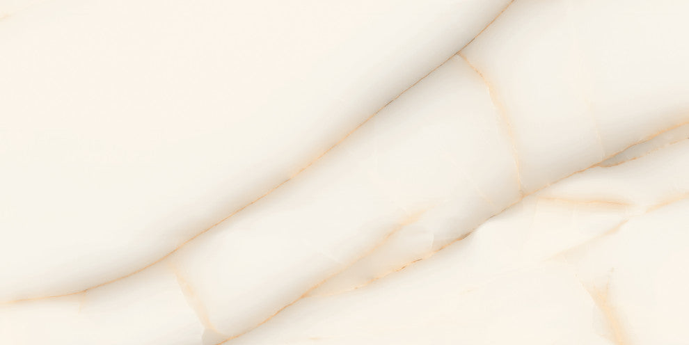 24"x48" Onix Crema Marble Look Matte Wall and Floor Tile