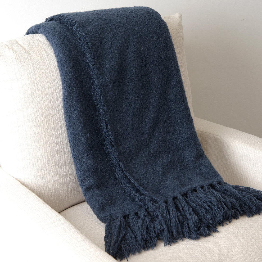 Plush Touch Fringe Throw