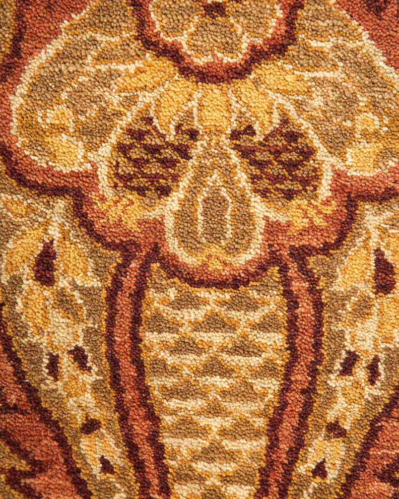 Mogul, One-of-a-Kind Hand-Knotted Runner Pink, 2'7"x9'2"