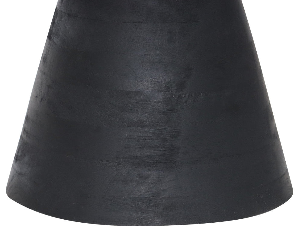 Sage Table Stool Matte Black