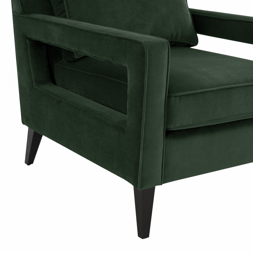 Luna Emerald Green Accent Chair