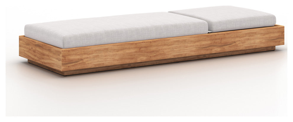 Kinta Outdoor Chaise Lounge-Stone Grey