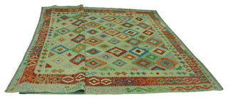 Sangat Kilim Bentleig Lt. Green Rug