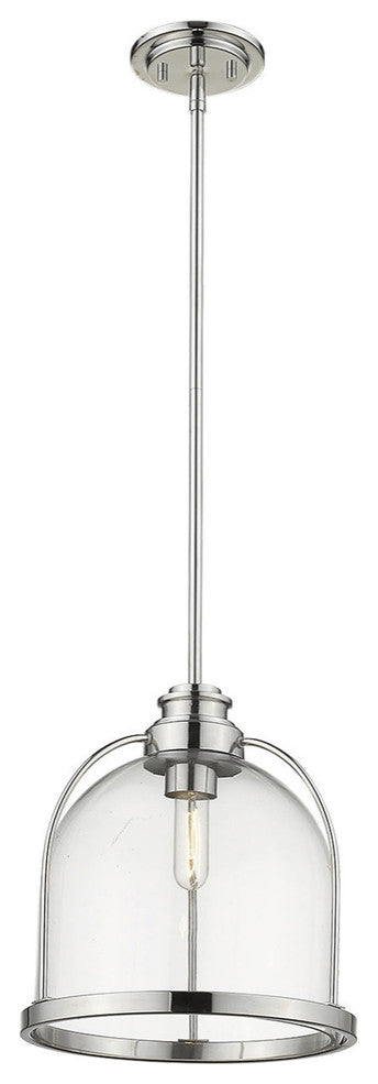 Stanton 1-Light Polished Nickel Pendant