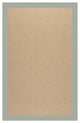 Zoe-Cane Wicker Machine Tufted Rectangle Rug, Marine Blue, 3''x5''