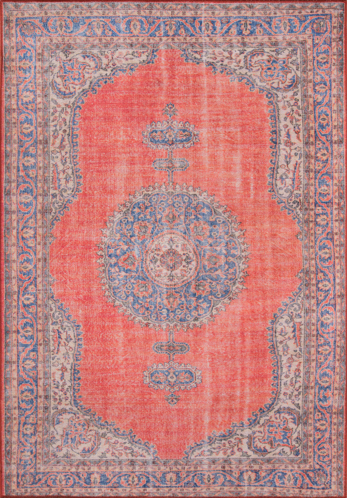 Momeni Afshar AFS12 Area Rug, Red, 3'x5'