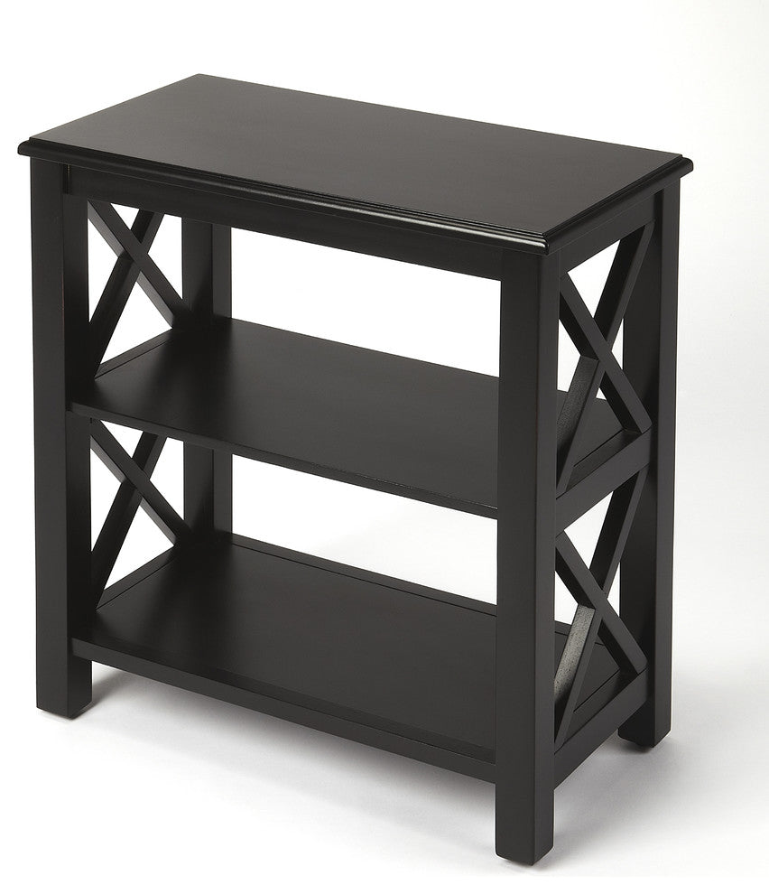 Dusty Trail Vance Bookcase, Black