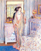 Frederick Carl Frieseke The Robe, 20"x25" Gallery Wrapped Canvas Print