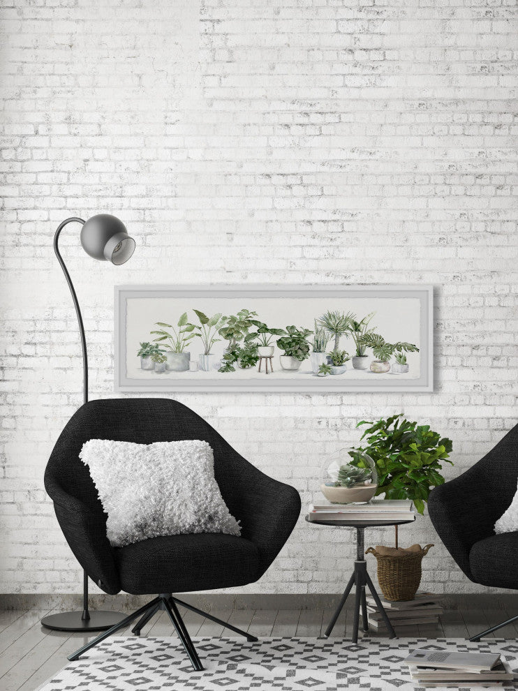 "Lush Greenery" Framed Painting Print
