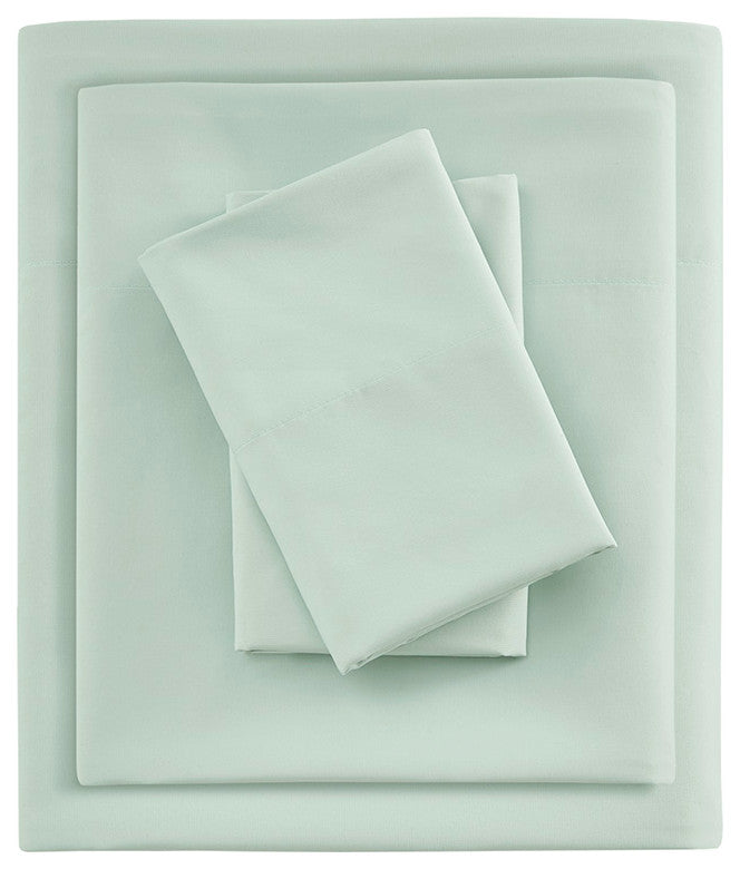 Sleep Philosophy Smart Cool Microfiber Sheet Set, Aqua