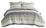 Madison Park Essentials Jaxon Stripe Comforter Set With Bed Sheets