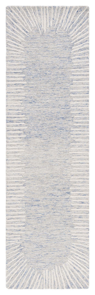 Safavieh Couture Abstract Collection ABT478 Area Rug, Blue/Ivory, 2'3"x10'