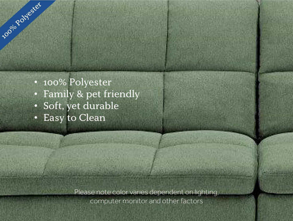 Sealy Kennedy Pillowtop Sofa Convertible, Green