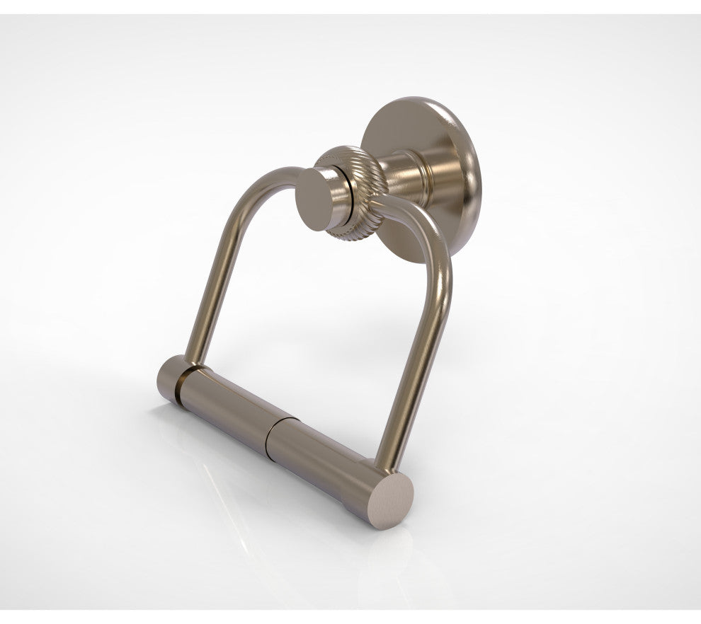 Mercury 2 Post Twisted Accent Toilet Tissue Holder, Antique Pewter