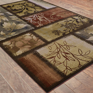 Hudson 1699G Brown/Blue 6'7"x9'6" Rug