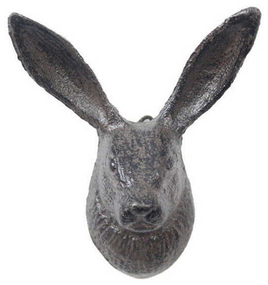 Cast Iron Decorative Rabbit Hook 5"