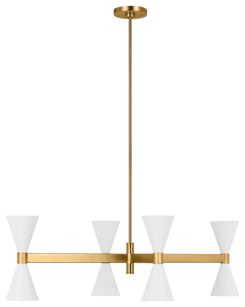 Visual Comfort Studio Albertine Eight Light Chandelier