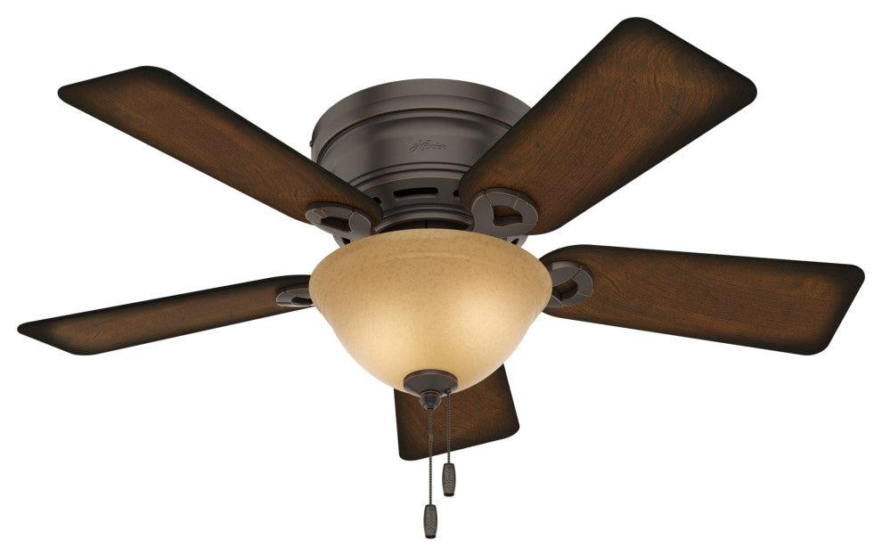 Hunter Fan Company 42" Conroy Onyx Bengal Ceiling Fan With Light