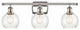 Innovations 516-3W-PN-G124-6-LED 3 Light Bath Vanity Light, Polished Nickel