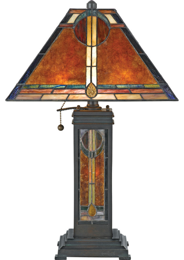 San Gabriel 2-Light Table Lamp, Valiant Bronze