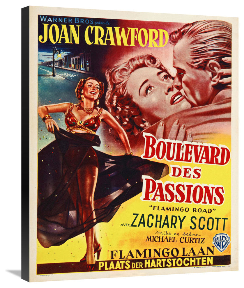"Belgian - Flamingo Road" Canvas Giclee by Hollywood Photo Archive, 24"x30"