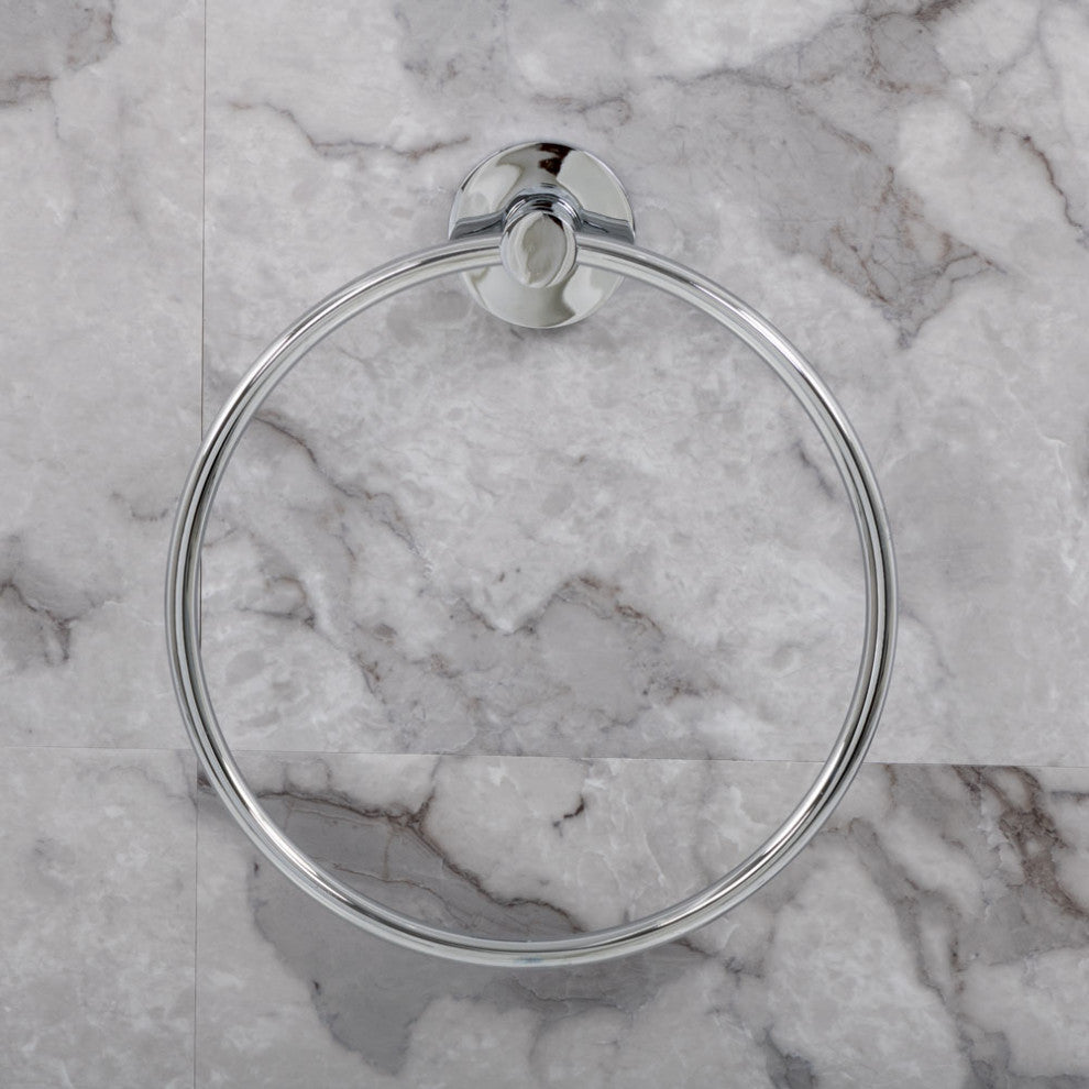 Venezia Series Towel Ring, Chrome