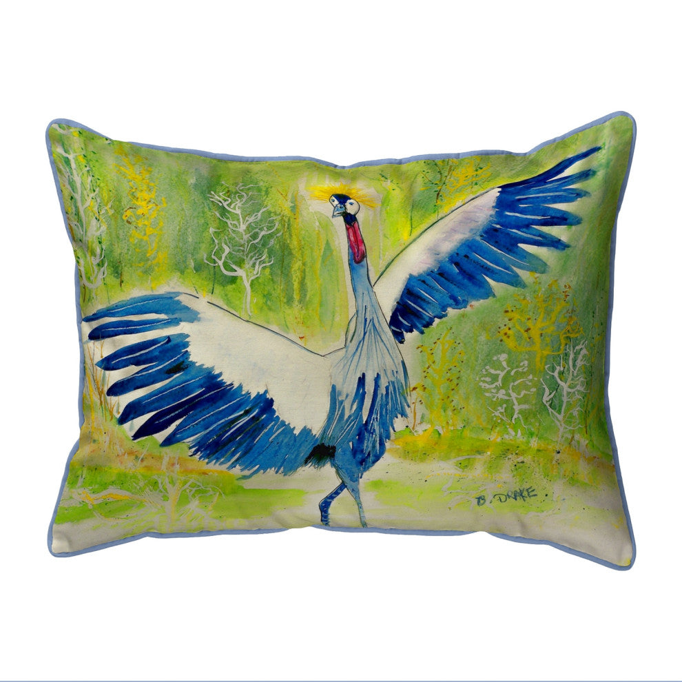 Dancing Crane Large Indoor/Outdoor Pillow 16x20