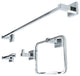 Italia Capri Bathroom Accessory Set, 4-Piece Set