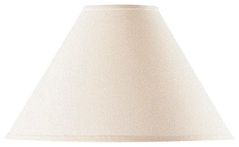 Hardback Fine Burlap Shade, Light Tan Finish, Light Tan