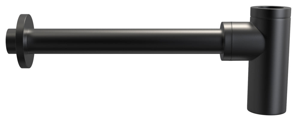 Bottle Trap Drain, Matte Black