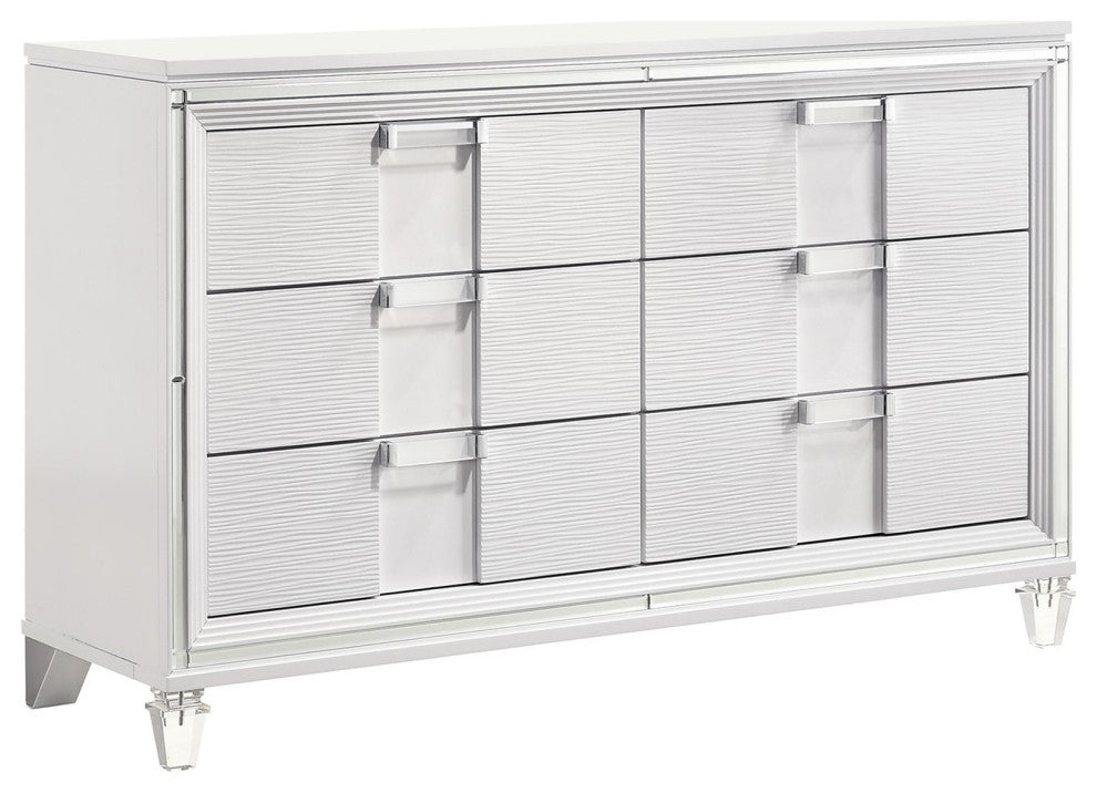 Picket House Furnishings Charlotte Youth 6-Drawer Dresser, White