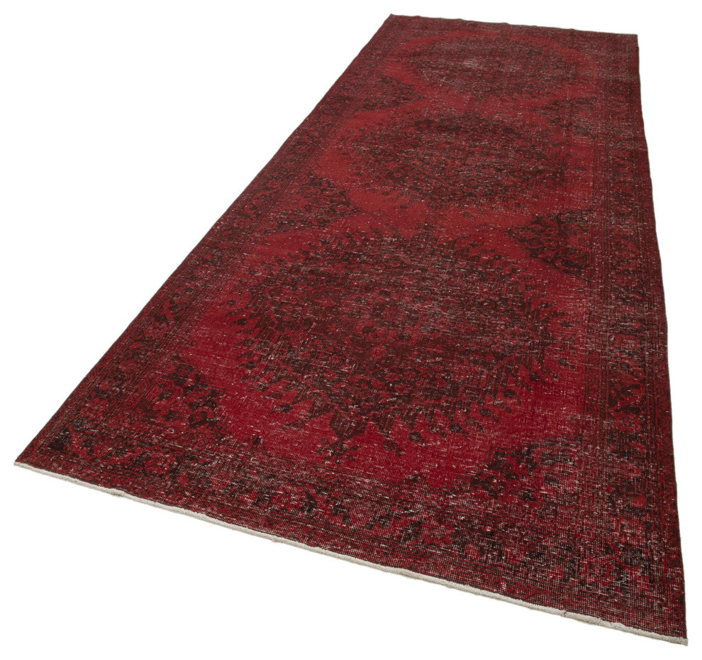 Rug N Carpet - Handwoven Oriental 4' 10" x 13' 5" Antique Runner Rug