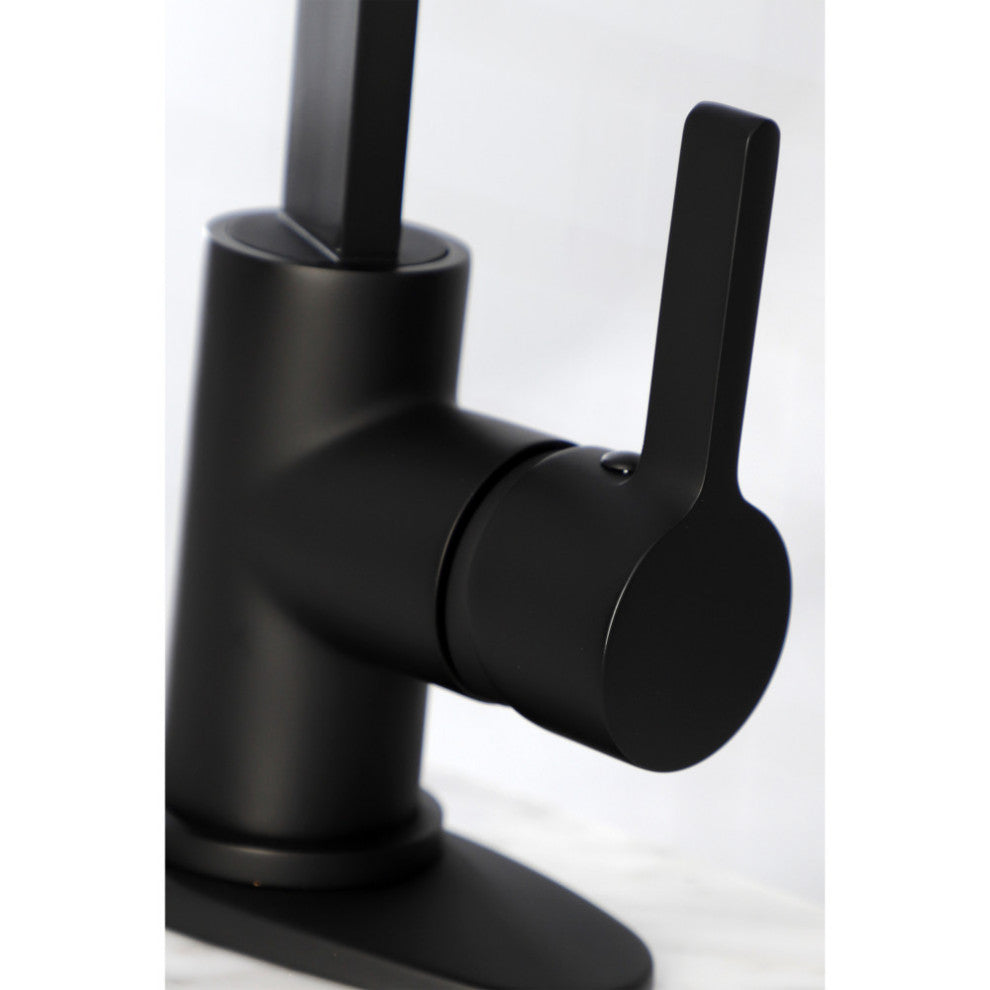 LS8610CTL Continental One-Handle 1-Hole Deck Mounted Bar Faucet, Matte Black