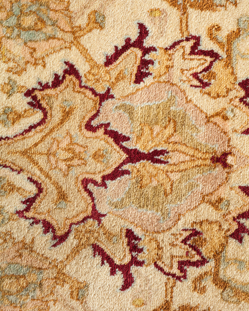 Serenity, One-of-a-Kind Hand-Knotted Area Rug Ivory, 8'1"x10'6"