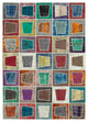 Rug N Carpet - Handwoven Oriental 6' 7" x 9' 2" Boho Patchwork Area Rug
