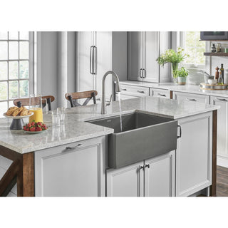 SWUF28179MG Elkay Fireclay 30" Farmhouse Sink, Gray