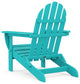Polywood Classic Folding Adirondack Chair, Aruba
