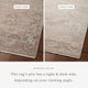Loloi Lyra Blush / Dove 18" x 18" Sample Rug