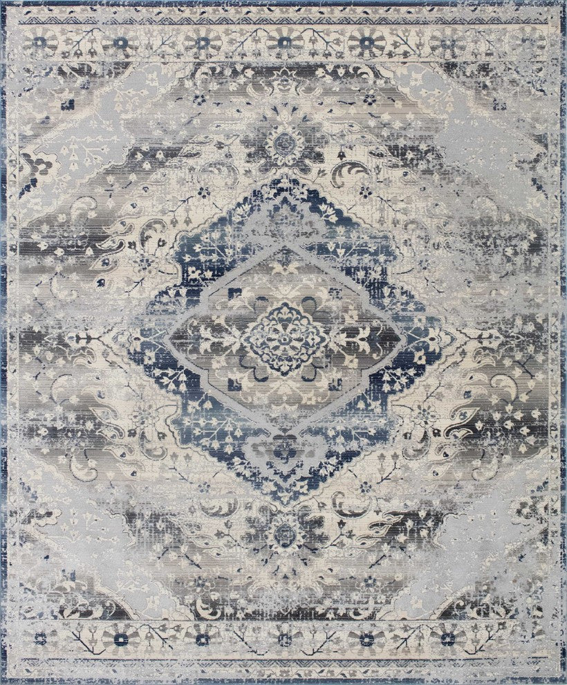 Noori Rug High-low Rosalee Silver/Ivory Rug