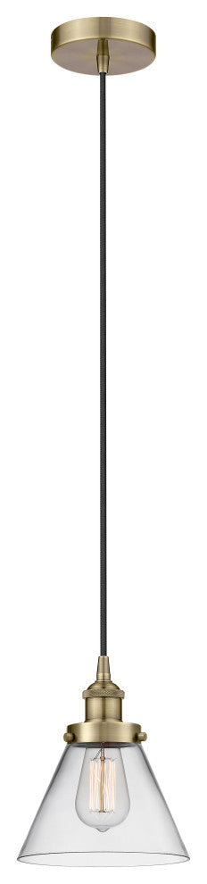 Innovations 616-1PH-AB-G42 1-Light Mini Pendant, Antique Brass