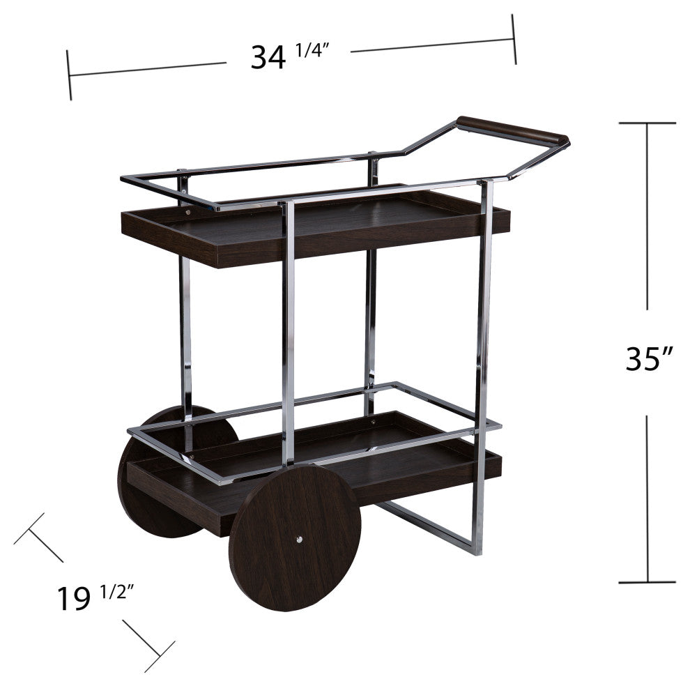 Wilmslow Rolling Bar Cart