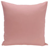 Solid Color Decorative Pillow, Pink, 16"x16"