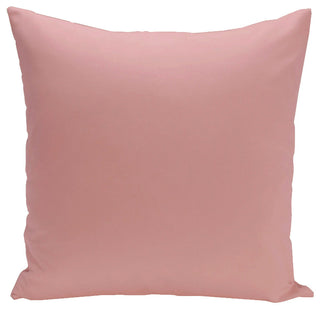 Solid Color Decorative Pillow, Pink, 16"x16"